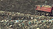 Garbage dump landfill site