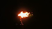 Torch at refinery