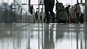 Airport foot traffic