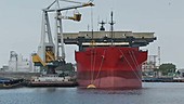 Rotterdam harbour - ship loading