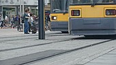 Tram on Alexander Platz in Berlin