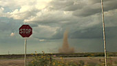 Dust-tube tornado