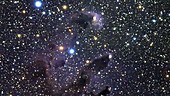 Eagle Nebula in infrared