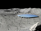 Antennae on the Moon