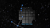 Kepler Space Telescope field of view