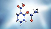 Aspirin molecule