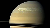Storm on Saturn, 2011