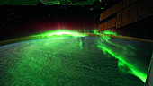 Aurora australis from the ISS
