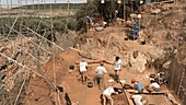 Excavations at Gran Dolina, Spain