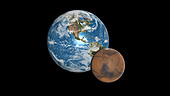 Earth and Mars compared