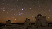 Orion rising over the Paranal Observatory