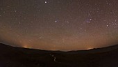 Timelapse of the night sky, Atacama Desert