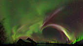 Aurora borealis timelapse