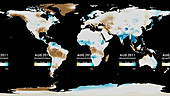 Global and US underground water supplies
