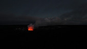Kilaeua volcano at dusk