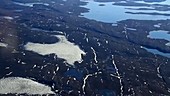 Greenland, aerial view