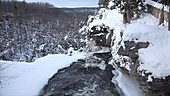 Inglis Falls in winter