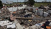 Damage from EF4 tornado