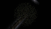 Globular cluster evolution, animation