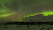 Aurora borealis, timelapse