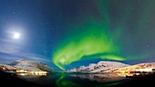 Aurora borealis, timelapse