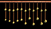 Coupled spring pendulums