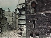 Berlin in ruins in World War II, 1945