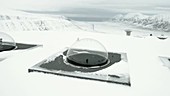 Kjell Henriksen Observatory domes