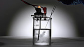Conductivity with strong acid