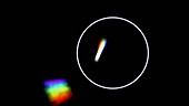 Rainbow formation, animation