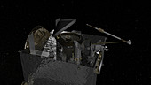 OSIRIS-REx storing asteroid sample