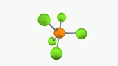 Trigonal bipyramidal molecule PCl5