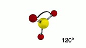 Trigonal planar molecule SO3