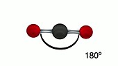 Linear molecule CO2