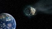 Tunguska comet approaching Earth