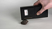 Thorite with Geiger counter