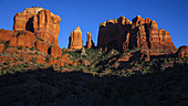 Fisher Towers rock formations, timelapse