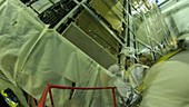 ATLAS detector at CERN, timelapse footage