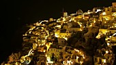 Oia, Santorini, at night