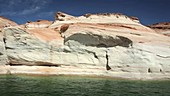 Sandstone formations at Lake Powell