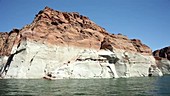 Sandstone formations at Lake Powell