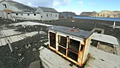 Abandoned building in Antarctica