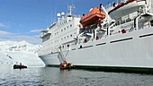 Antarctic transport ship