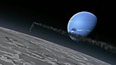 Ice volcanoes on Triton