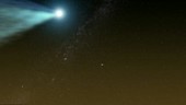 Comet Siding Spring from Mars, animation