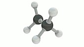 Ethane molecule, animation
