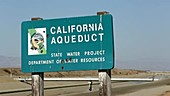 California aqueduct dry, 2014
