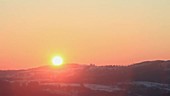 Sun setting over Lake Windermere