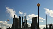 Cooling towers and chimneys