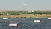 Solar power plant, India